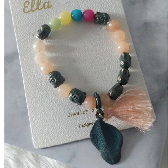 Beaded Buddha bracelet new - Picture 1 of 3